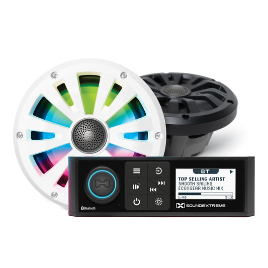 Marine DIN Radio 6.5" Speaker Kit